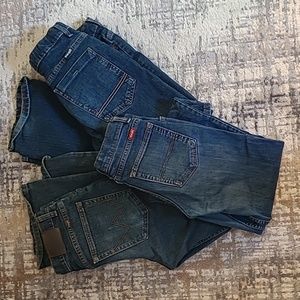 Lot of 3 Boys Wranglers Jeans. 14 & 16 Husky.